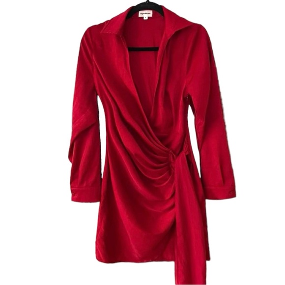 NWOT Revolve x superdown Sophie Draped Mini
Dress in Red - Picture 3 of 8